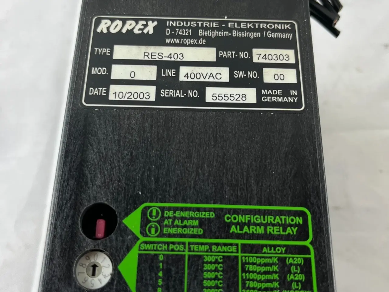 Billede 6 - Ropex RES-403 Temperature Controller 400VAC