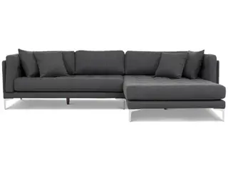 Elias loungesofa højrevendt - Koksgrå Inari 96