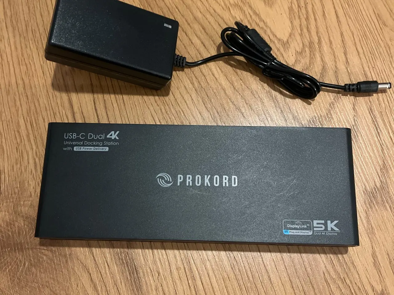 Billede 1 - Prokord Universal dockingstation USB-C Dual 4K med strømforsyning