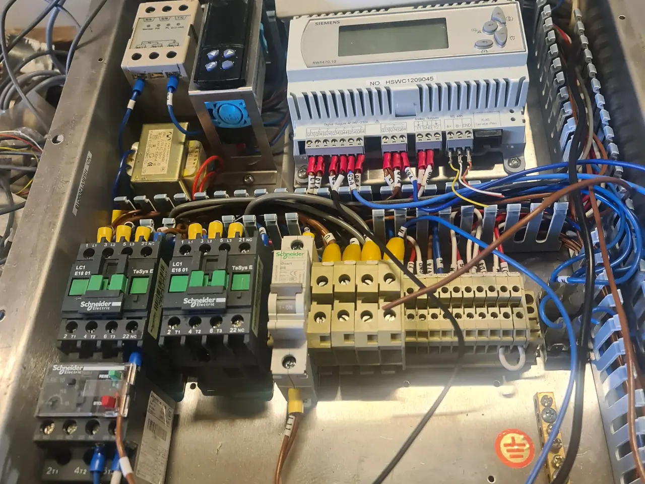 Billede 1 - plc Styring til varmepumpe