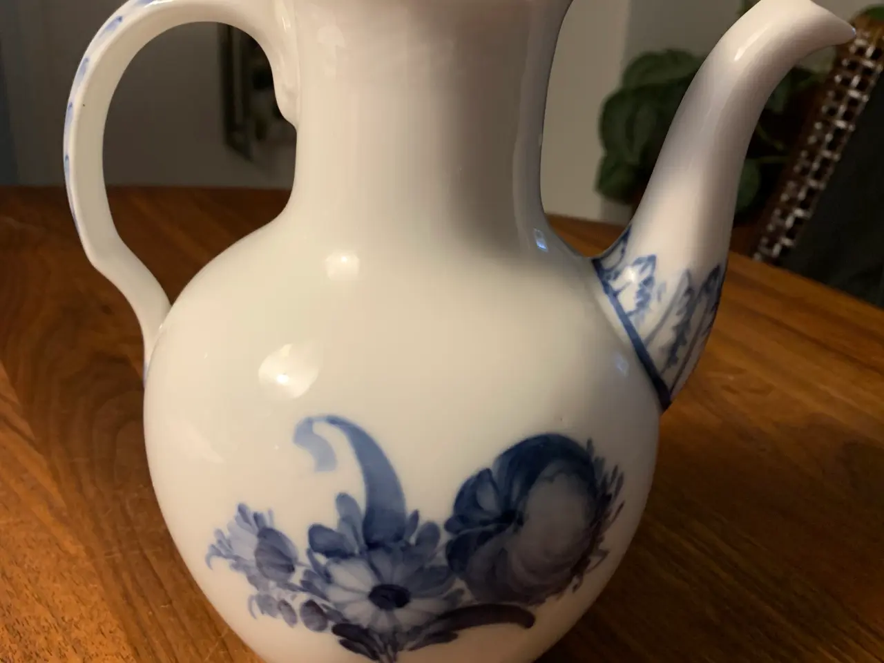 Billede 1 - Blåblomst kaffekande Royal Copenhagen