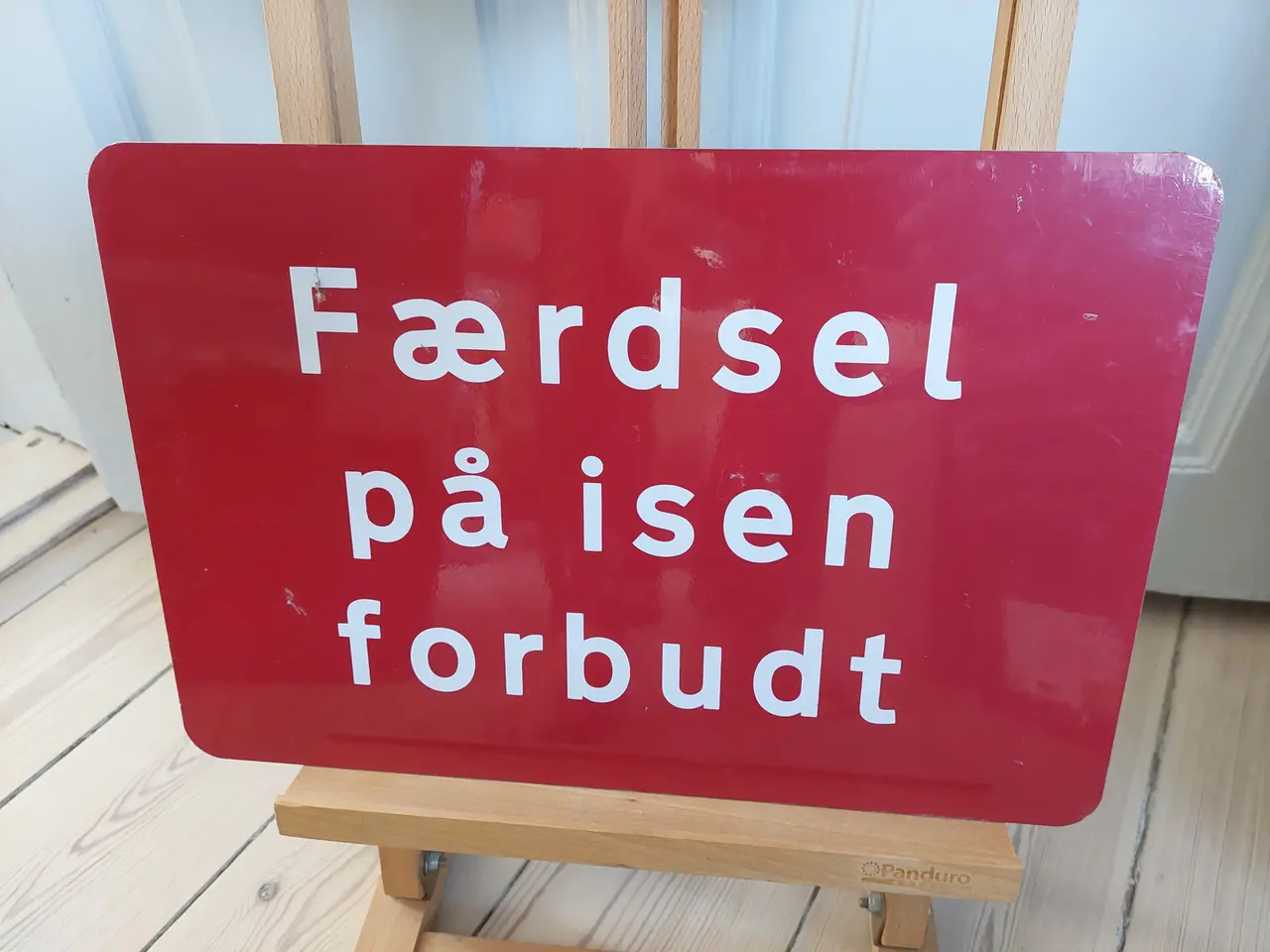 Billede 4 - Dobbeltsidet vejskilt i metal