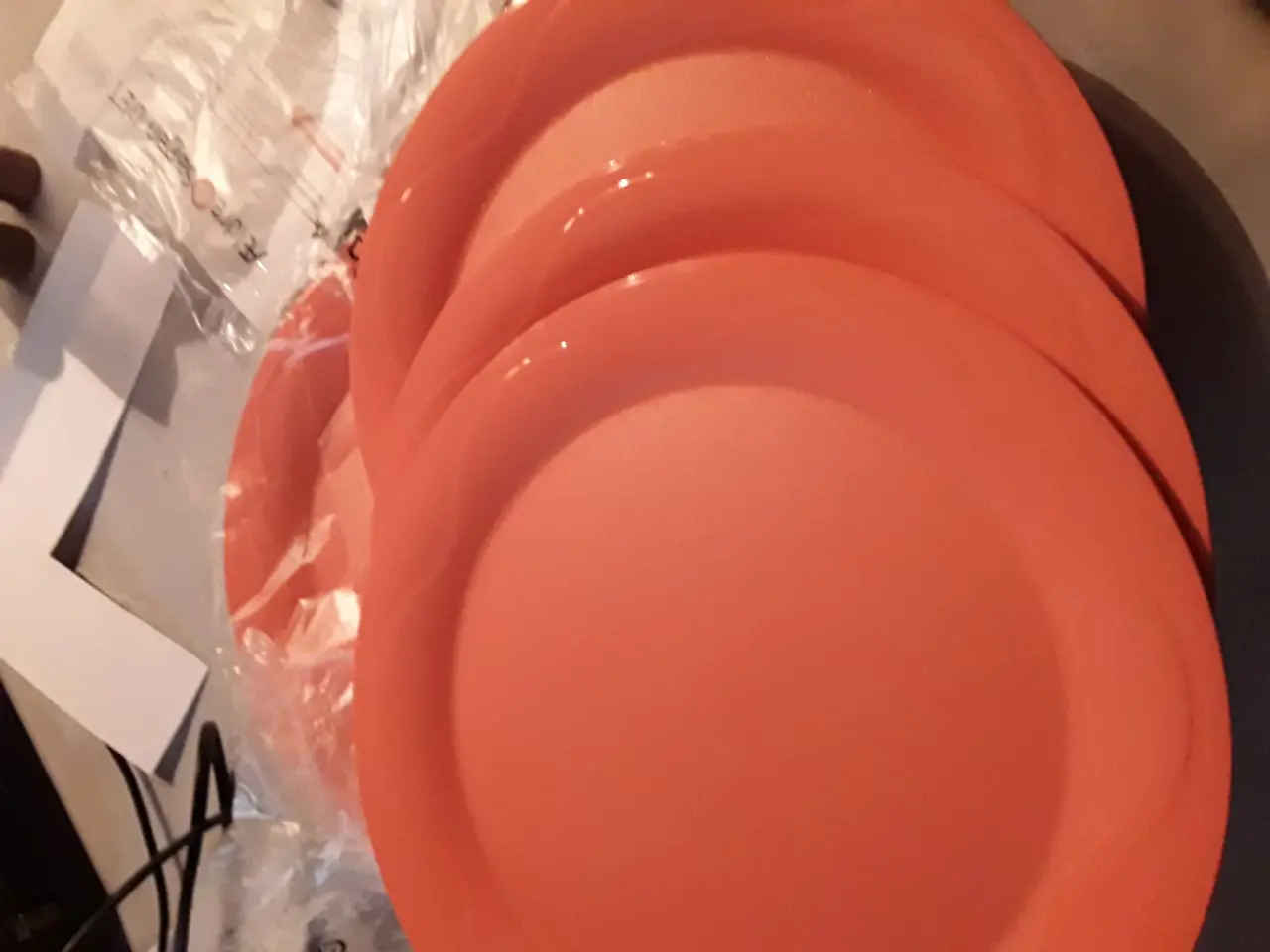 Billede 1 - Tupperware 4 stk tallerkner 