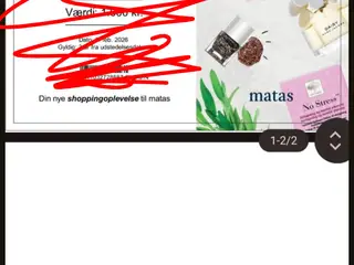 Digitalt Gavekort til Matas 1000