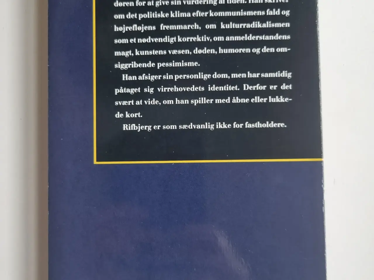 Billede 2 - Klaus Rifbjerg: Karakterbogen