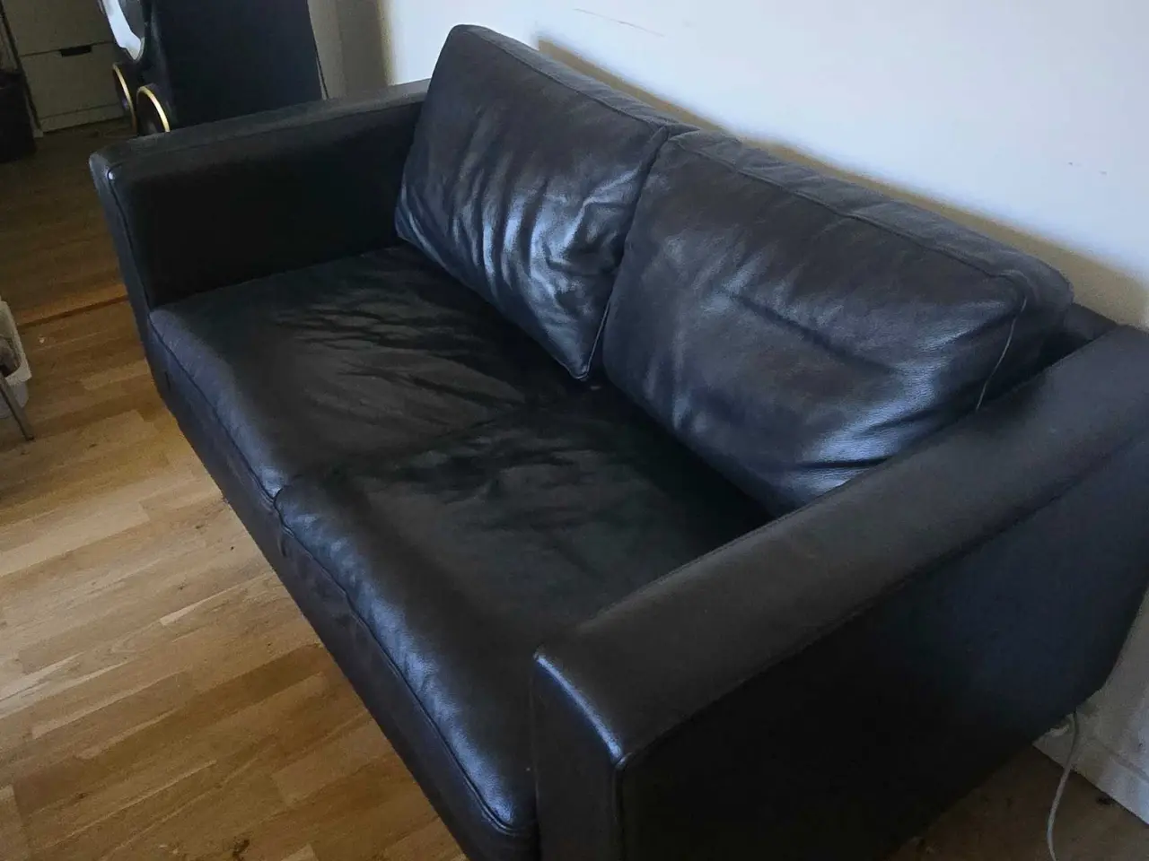 Billede 2 - Lækker 2 pers. Læder sofa