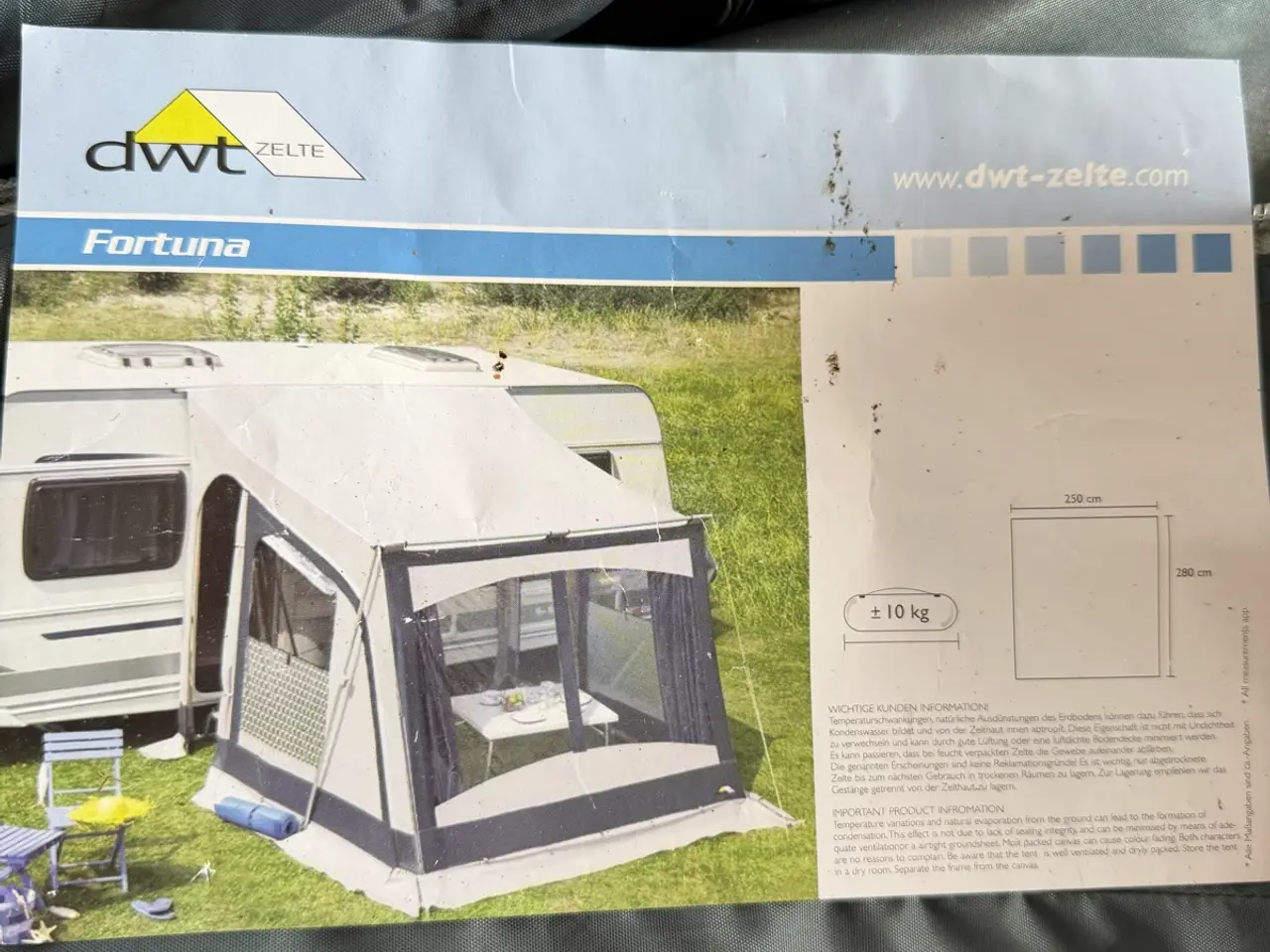 Billede 1 - Campingvogn telt