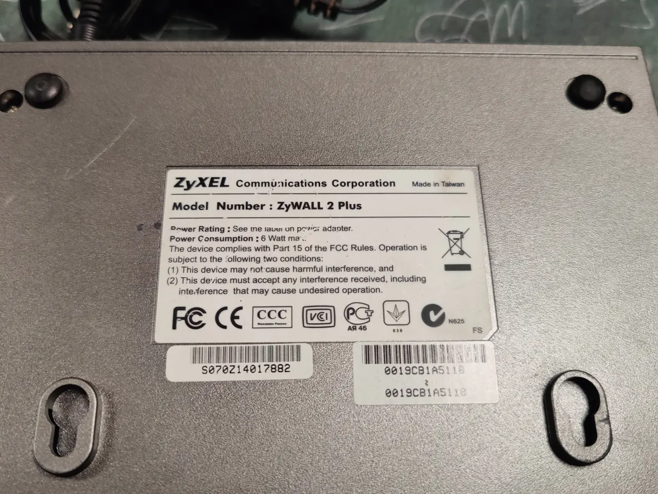 Billede 2 - zyxel zywall 2plus router