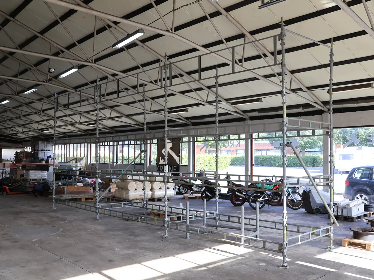 Billede 3 - Galvaniseret Haki/facade stillads