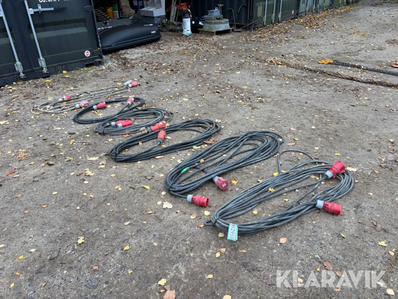 Billede 7 - Kraftkabler Blandet 16 A og 32 A, 7 styk