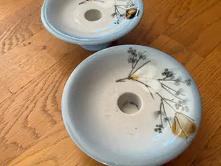 2 stk. Royal Copenhagen lysestager nr. 967/3901