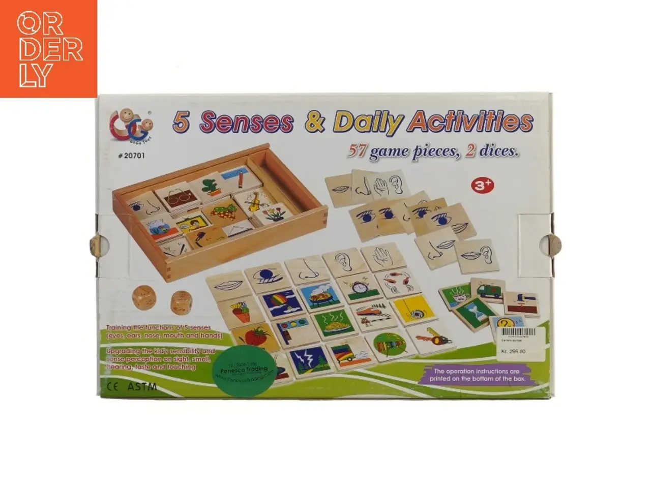 Billede 1 - 5 Senses og daglige aktiviteter spil fra Gogotoys (str. 32x21,5 cm)