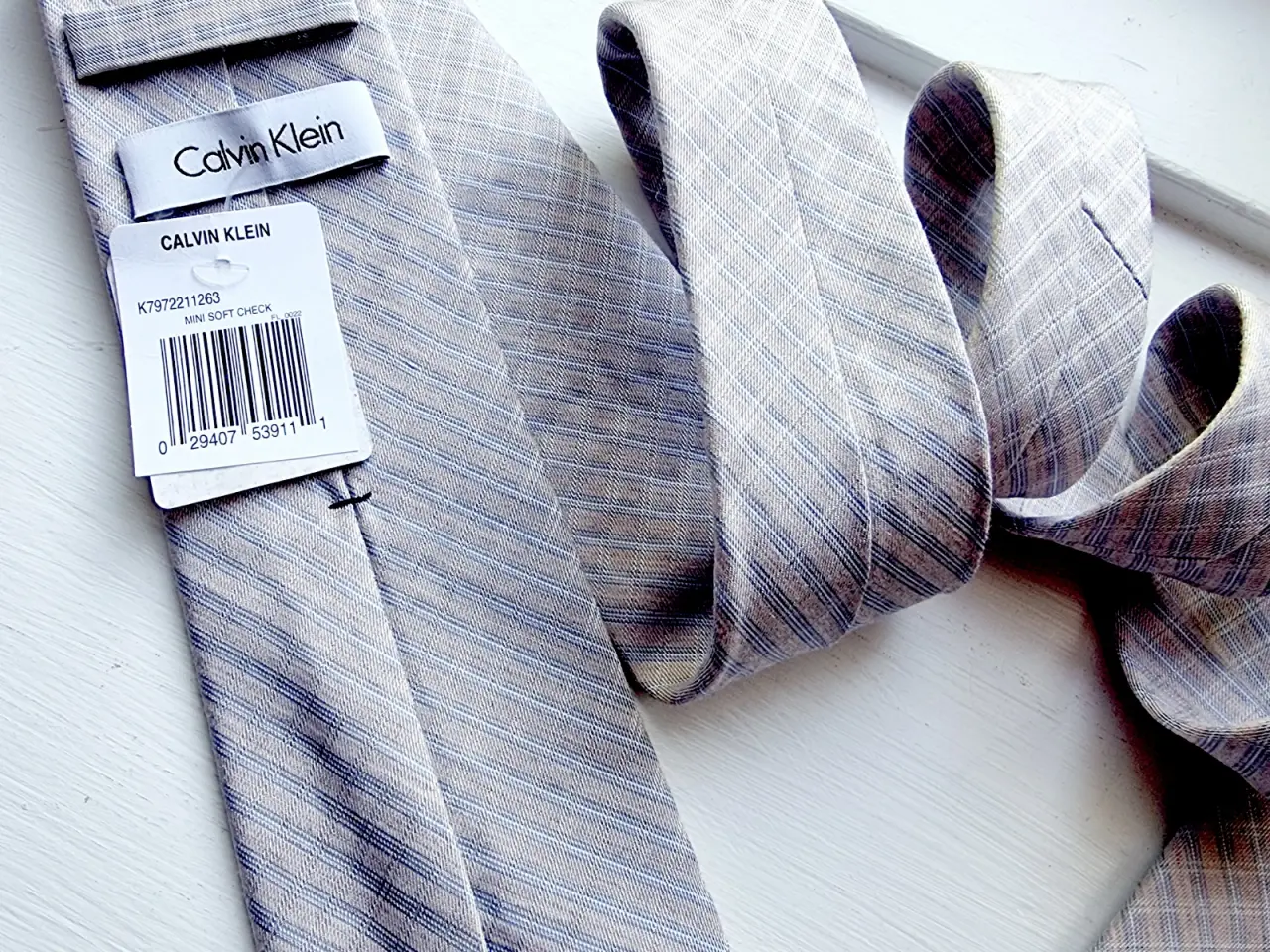 Billede 1 - Calvin Klein silke slips. Ny med prismærke på