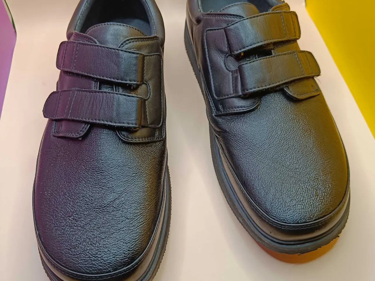 Billede 11 - New Feet sort læder sko 47str