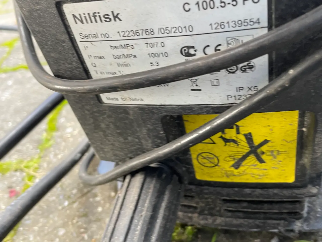 Billede 3 - Nilfisk c 100,5-5 højtryks renser…