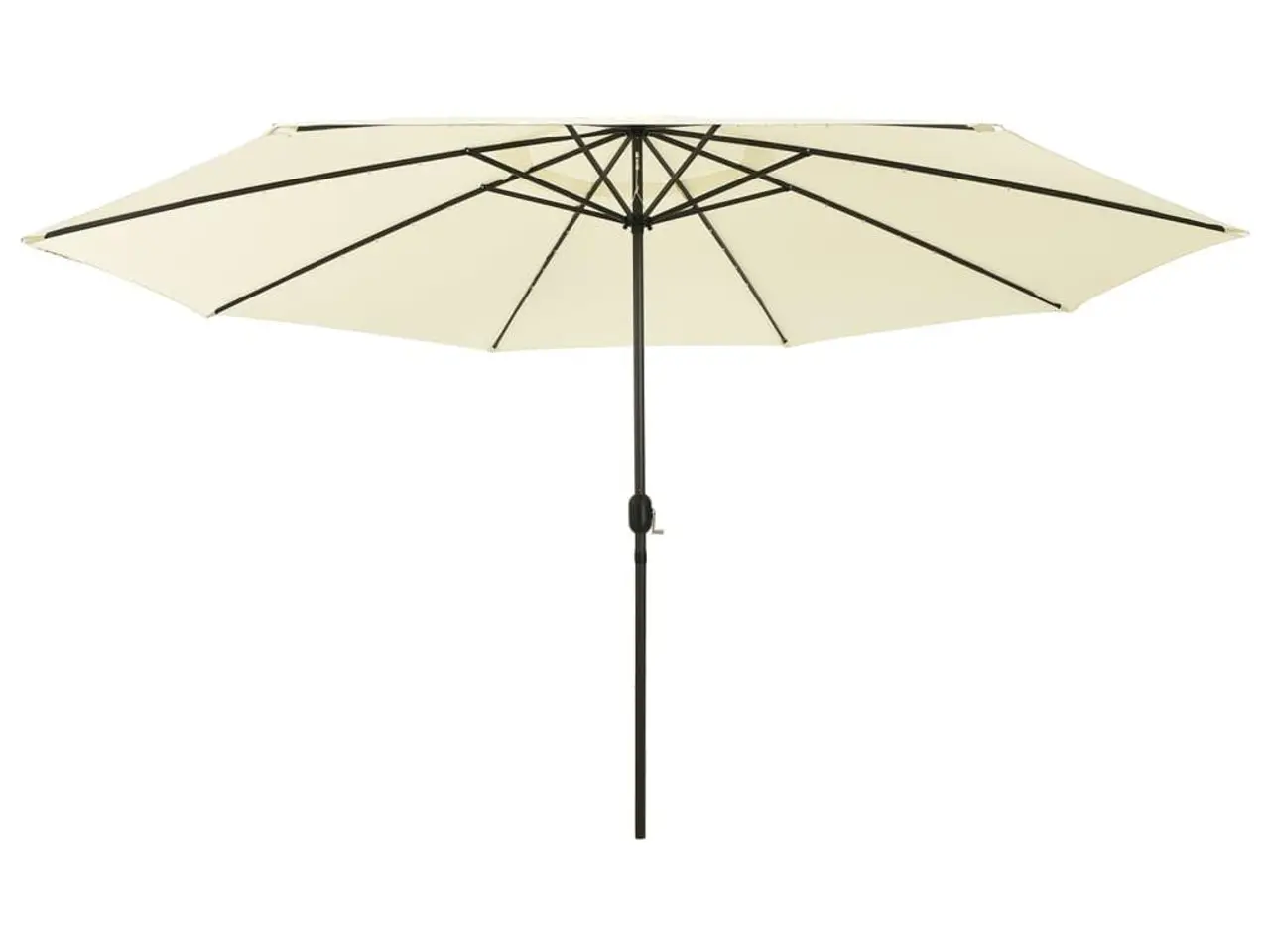 Billede 1 - Haveparasol med LED-lys 400 cm - sandfarvet