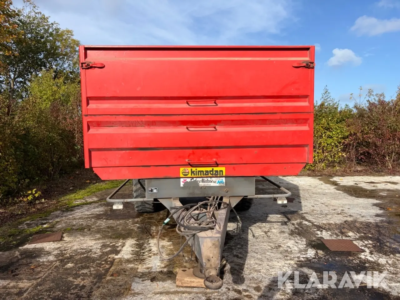 Billede 8 - Tip vogn Kimadan LBC 120 BT med hydraulisk bagsmæk.