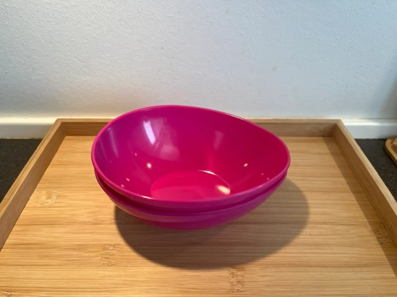 Billede 3 - Smukke pink melaminskåle fra Søstrene Grene