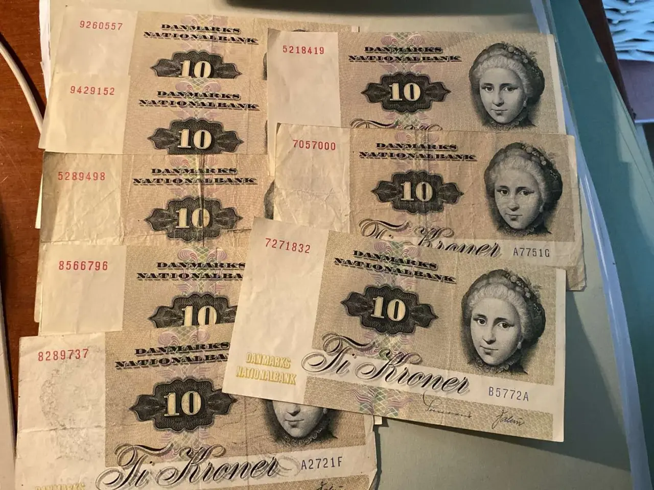 Billede 1 - Dansk 10 kr. seddel