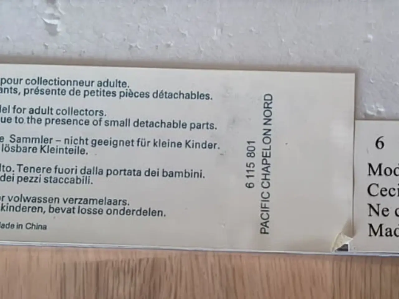 Billede 1 - Model tog 10 stk