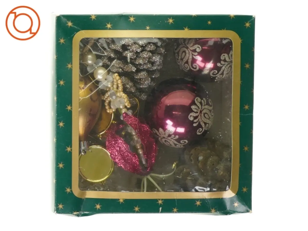 Billede 1 - Julepynt, julekugler  (str. 20 x 7 cm)
