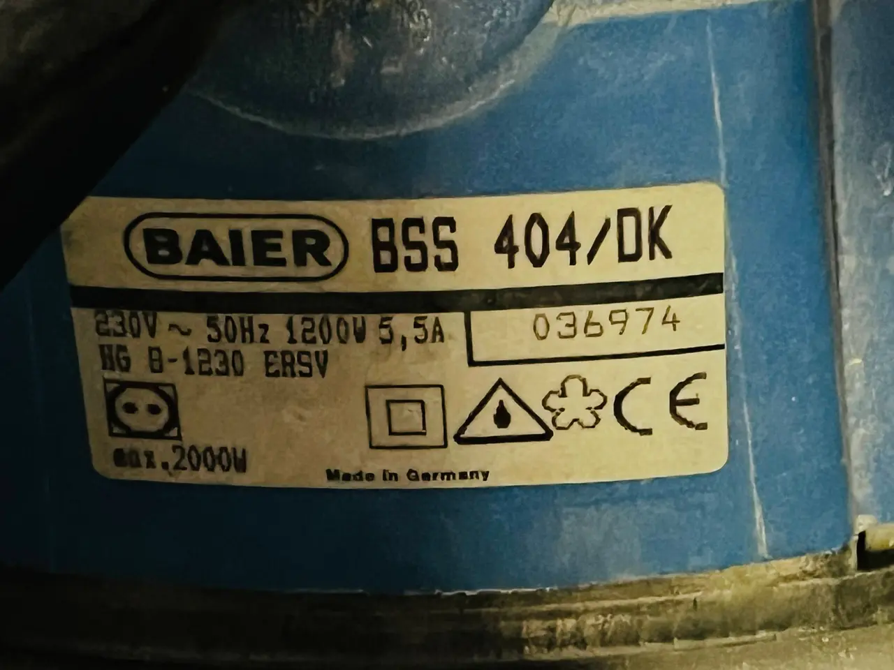 Billede 2 - Støvsuger BAIER BSS 404/DK