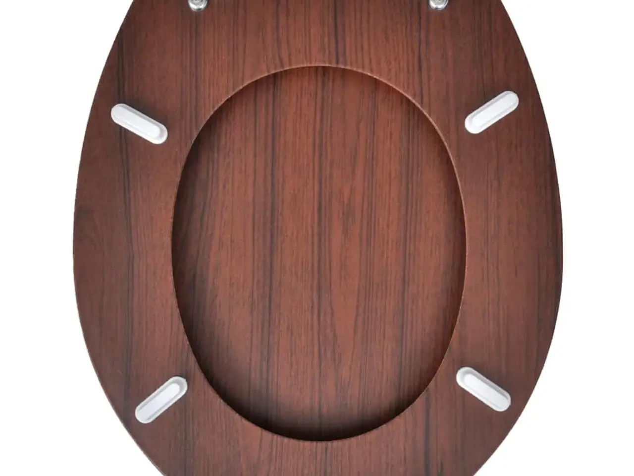 Billede 5 - Toiletsæde MDF låg enkelt design brun