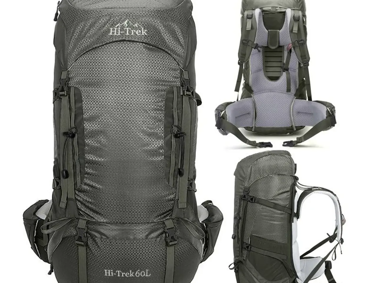 Billede 1 - Hi-Trek 60L Vandrerygsæk - Backpacker Rygsæk