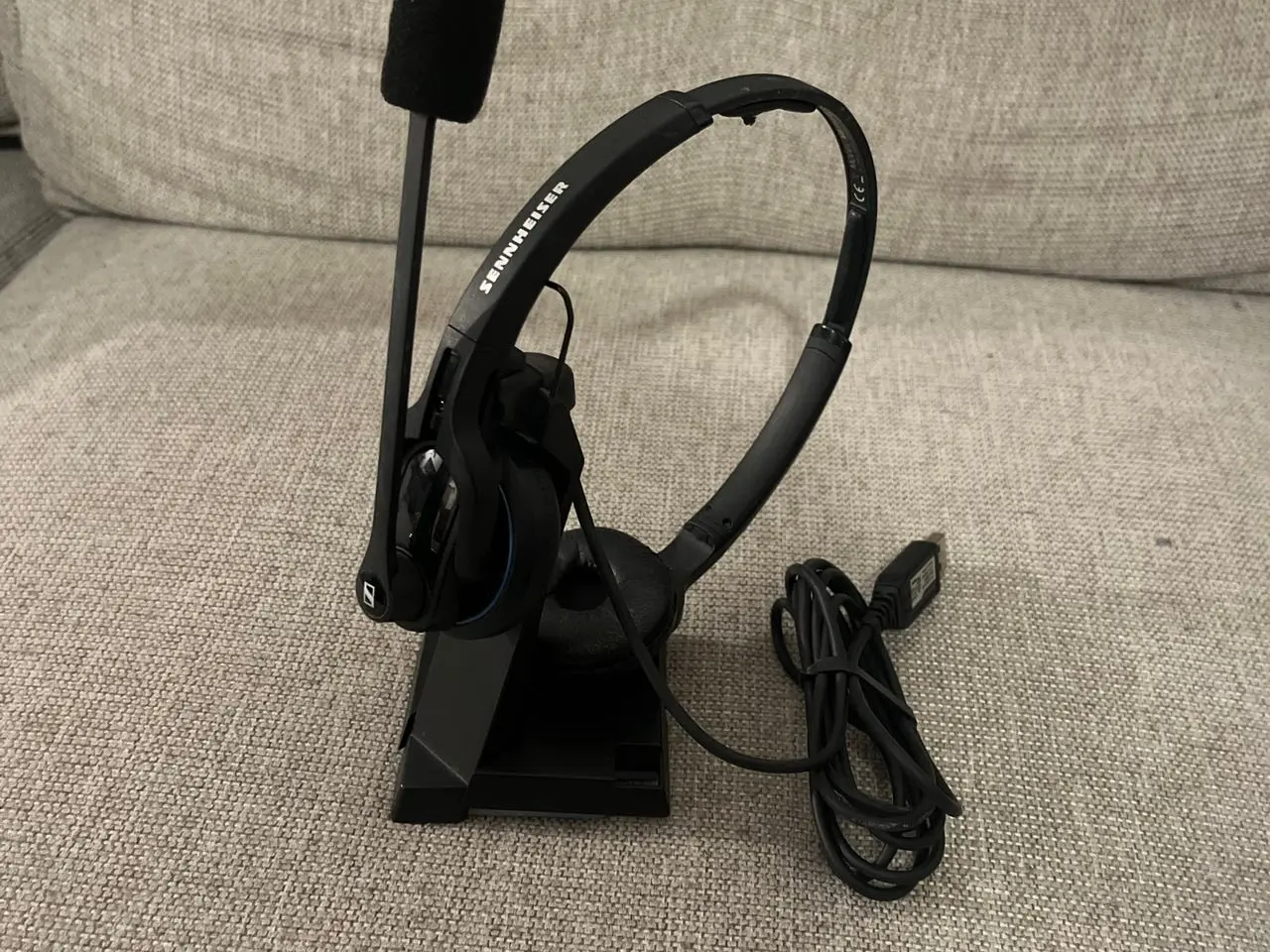 Billede 1 - Sennheiser MB Pro 2 headset med mikrofon og ladestander