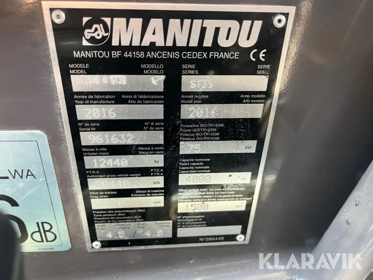 Billede 9 - Teleskoplæsser Manitou MT1840A ST3B