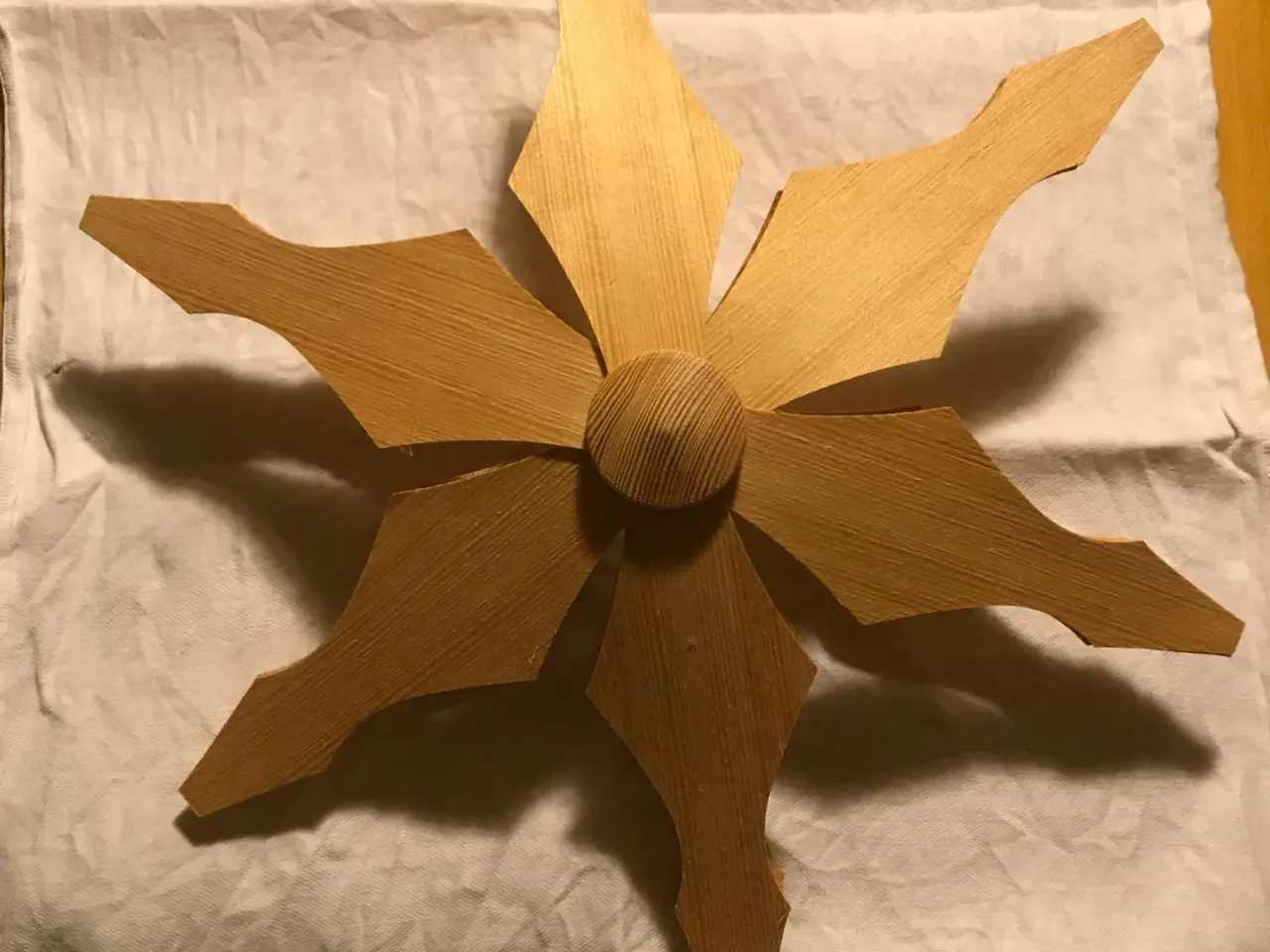 Billede 1 - Træ loftslampe