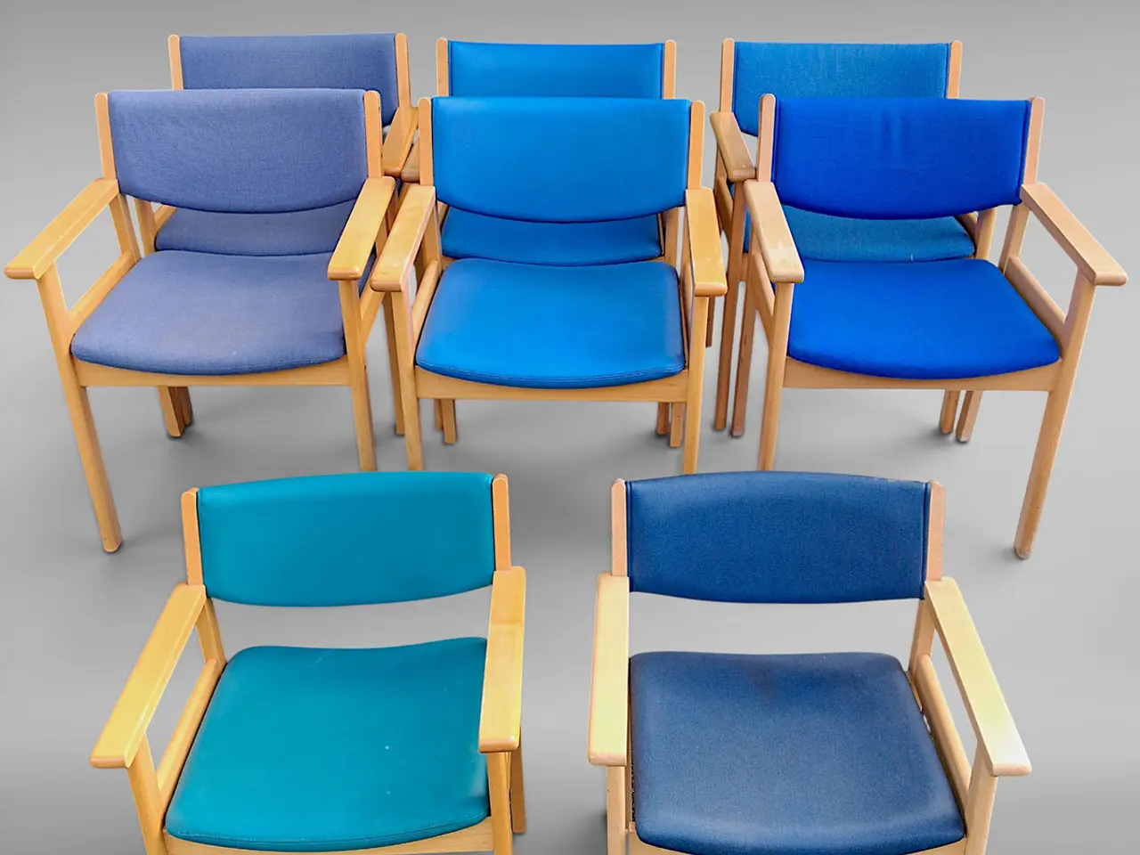 Billede 2 - 8 Flemming Hvidt-armstole i massiv bøg – projekt
