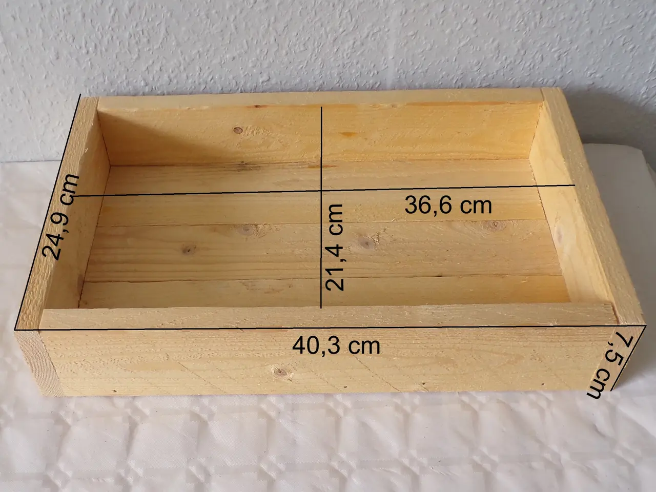 Billede 9 - Bakken er genbrugstræ 40,3 x 24,9 cm