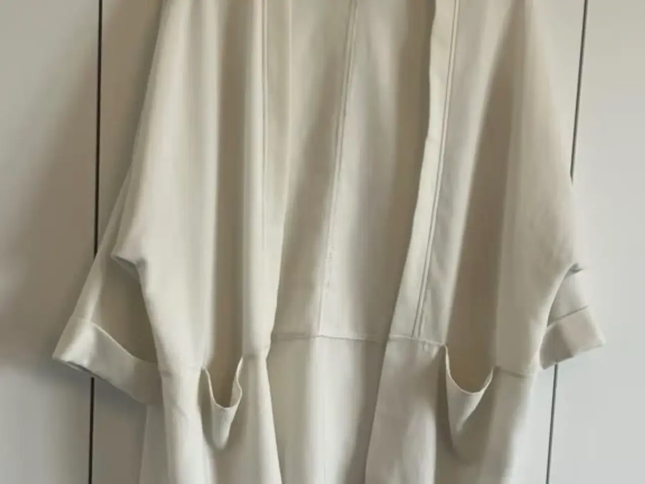 Billede 1 - Hvid oversized cardigan