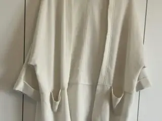 Hvid oversized cardigan