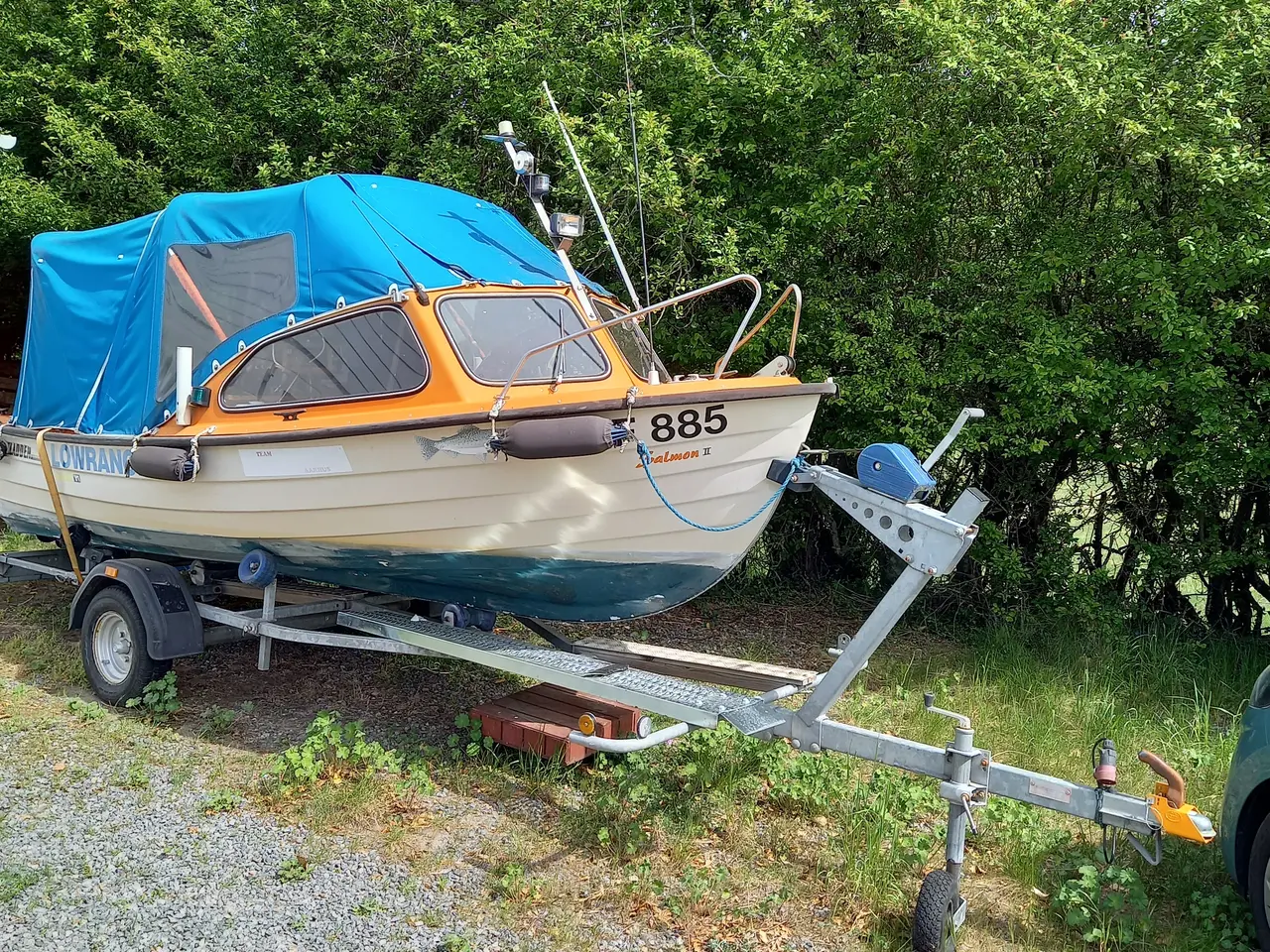 Billede 12 - Båd med trailer og motor 4750 Lundby