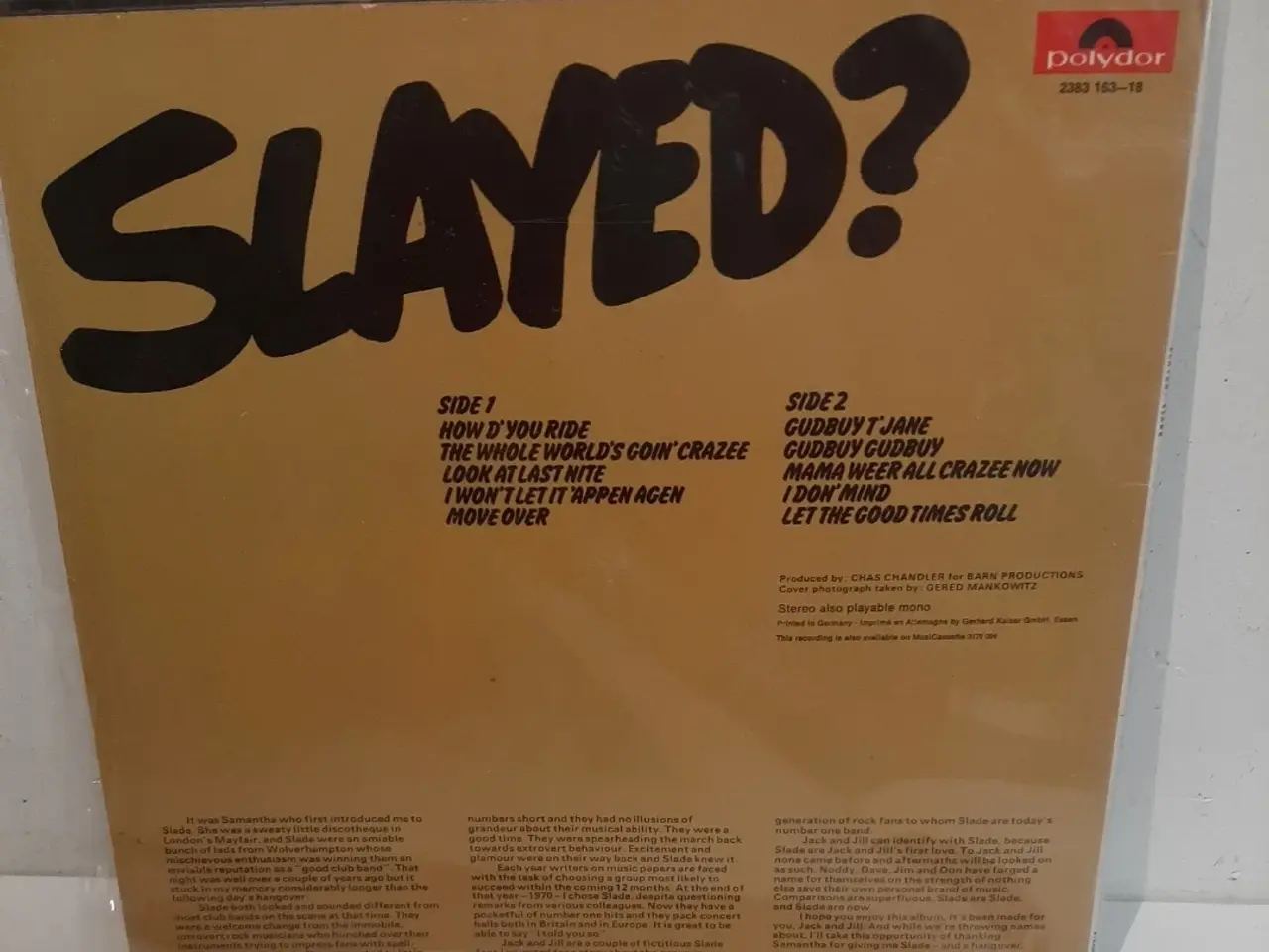 Billede 3 - SLADE vinyl