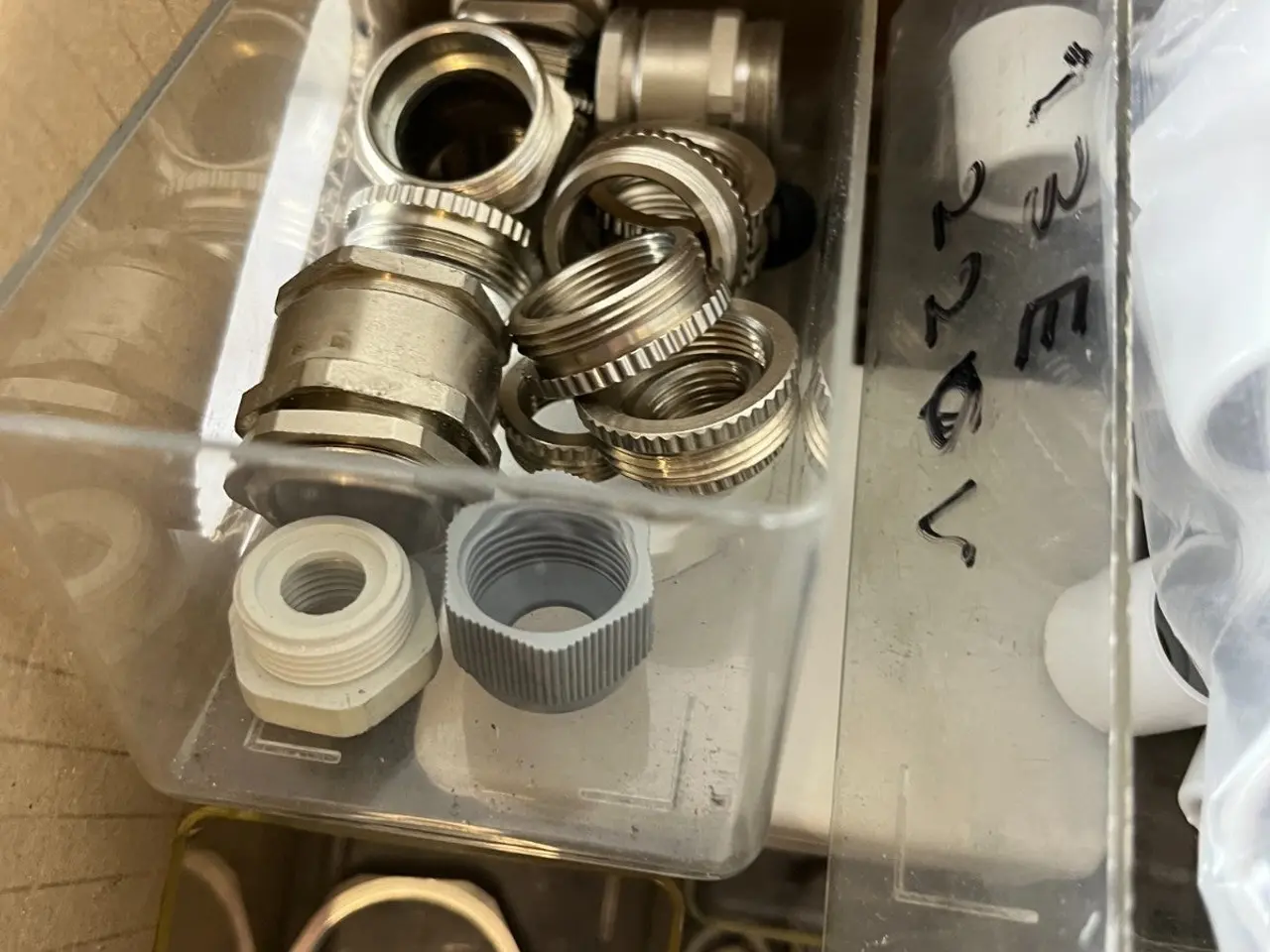 Billede 7 - Detzel Univolt kabel Gland parti PG21 PG29 Plastic