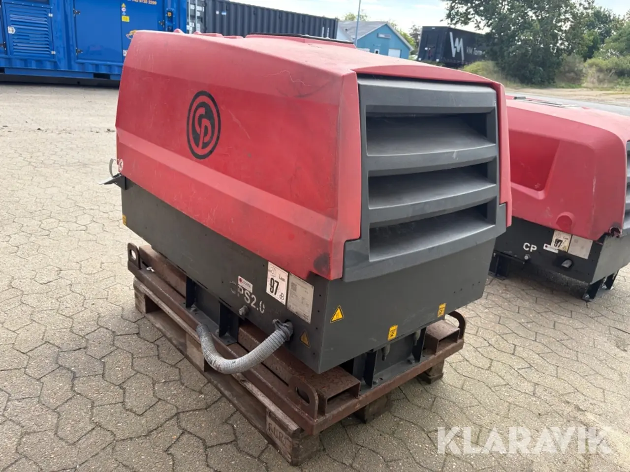 Billede 3 - Mobilkompressor Chicargo Pneumatic CPS2.0 - på gaffellommer