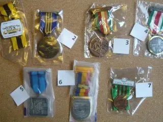 Diverse medaljer (8)