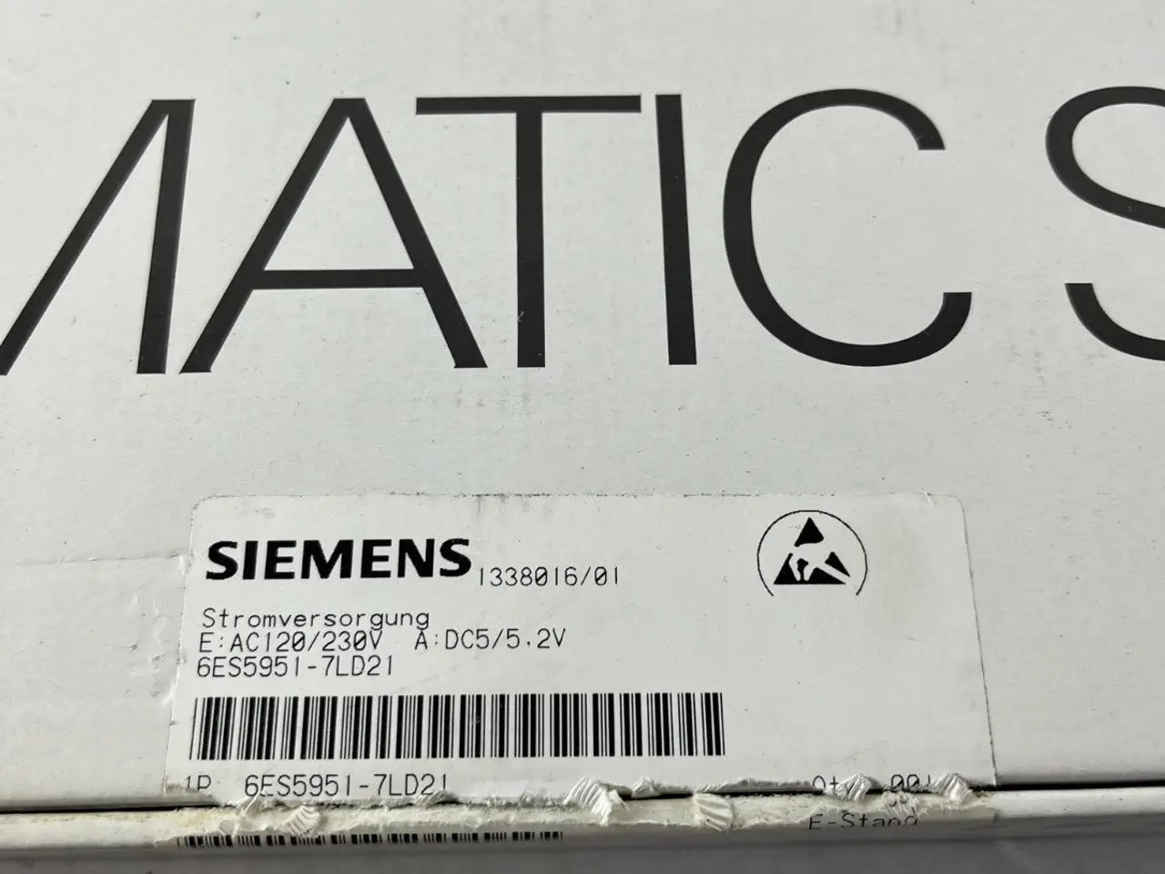 Billede 3 - Siemens SIMATIC S5 PS 951 strømforsyning 120/230V