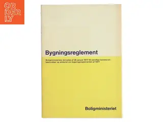 Bygningsreglement af Boligministeriet (Bog)