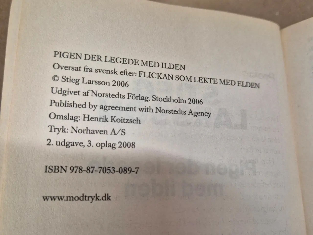 Billede 8 - Millenium trilogien, Stieg Larsson