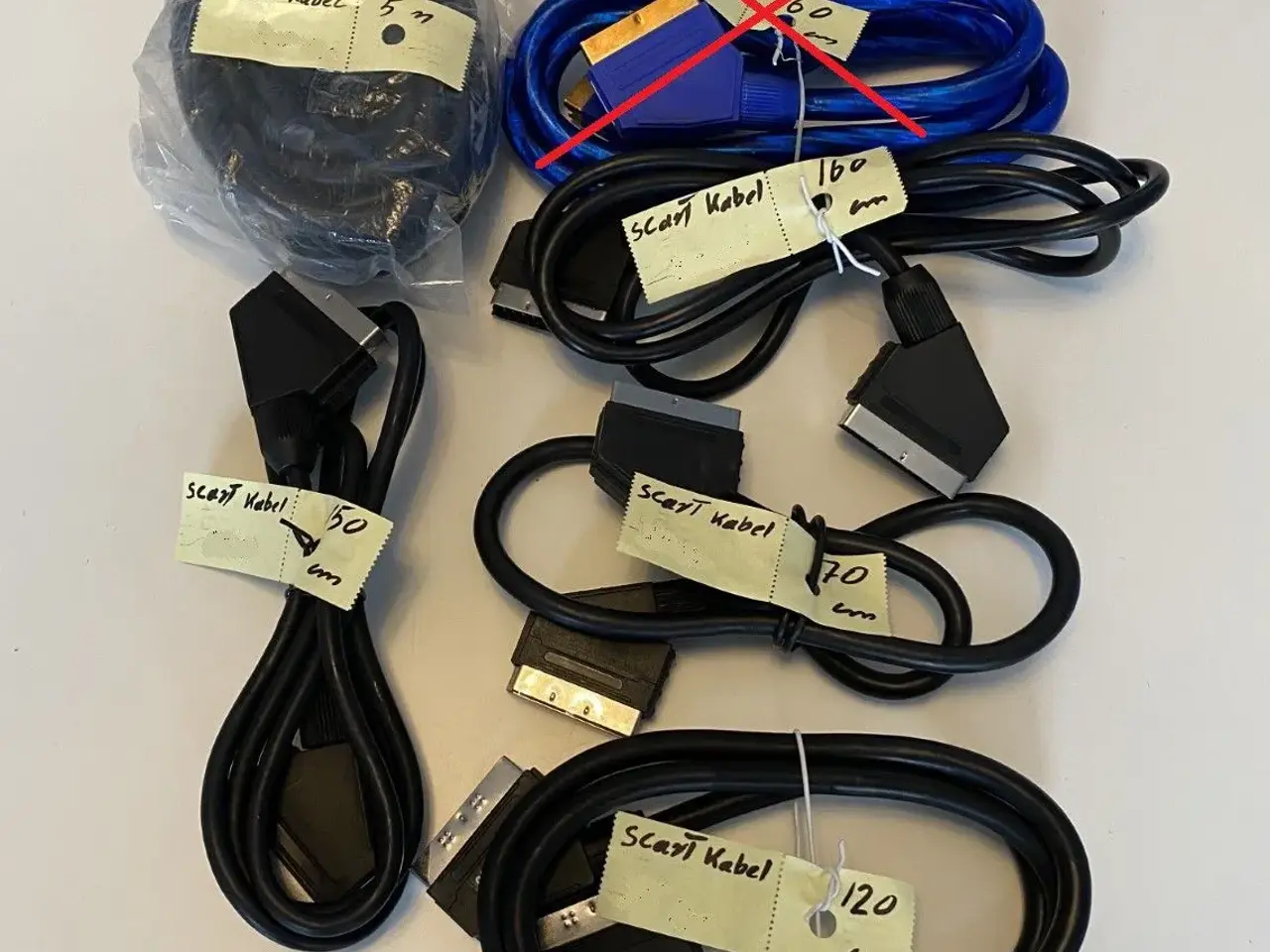 Billede 5 - Scart kabel High grade fuldt monteret,