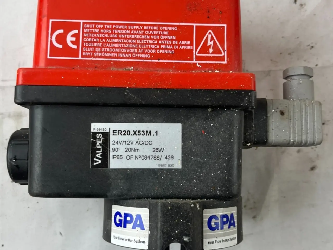 Billede 1 - Valpes ER20.X53M.1 Electric ventil Actuator AC/DC