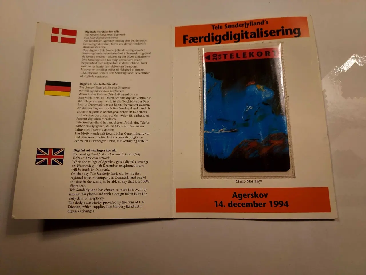 Billede 2 - Sjældent telekort