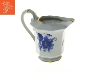 Porcelænskande med blomstermotiv (str. 9 cm)