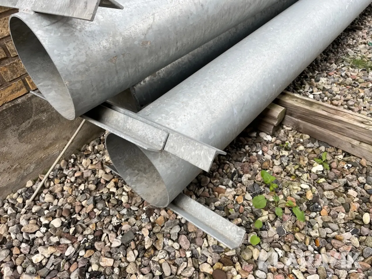 Billede 8 - Stålsøjler galvaniseret 3 styk