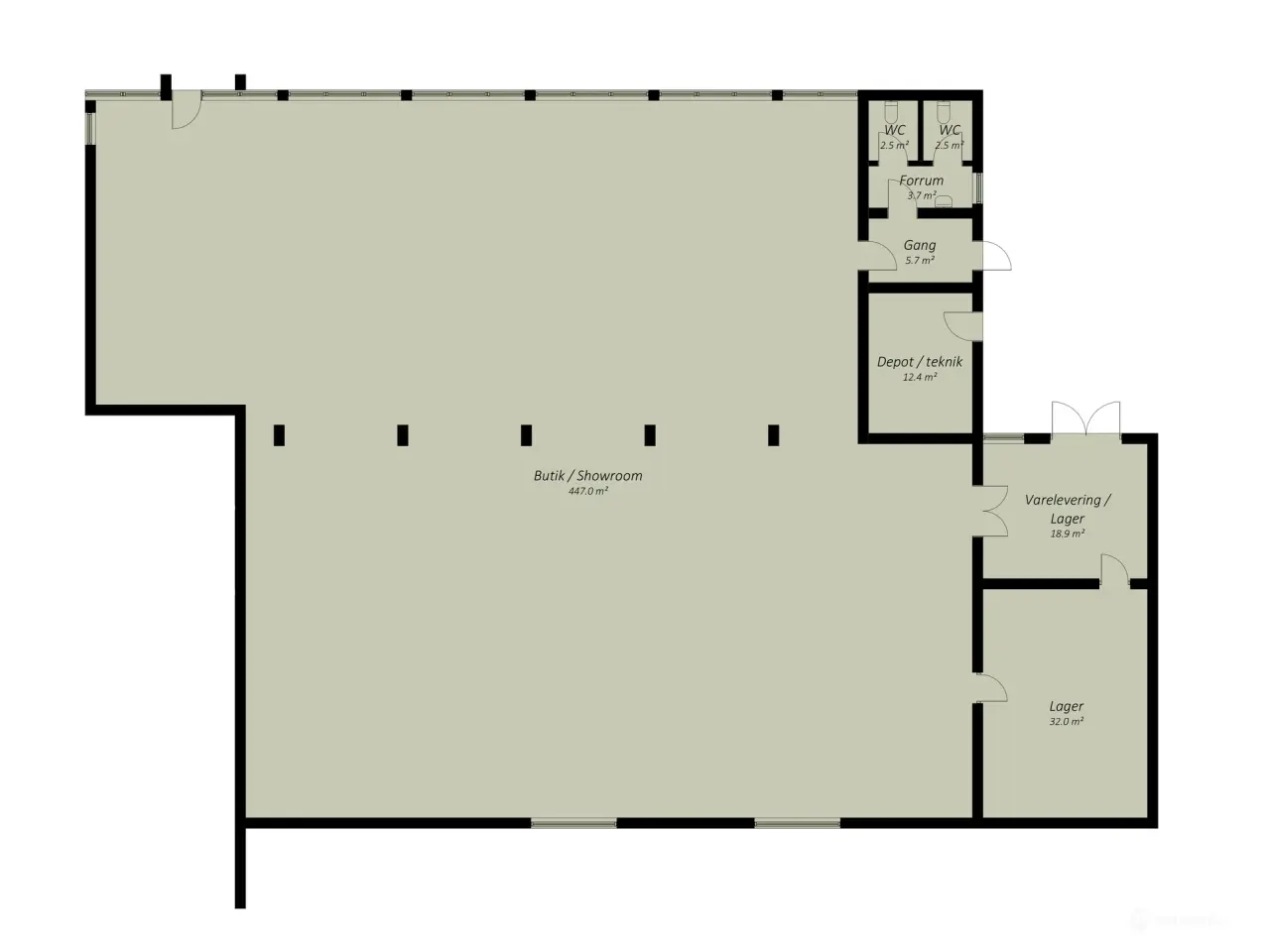 Billede 6 - Butik med stor synlighed til leje – Vejlevej 359C