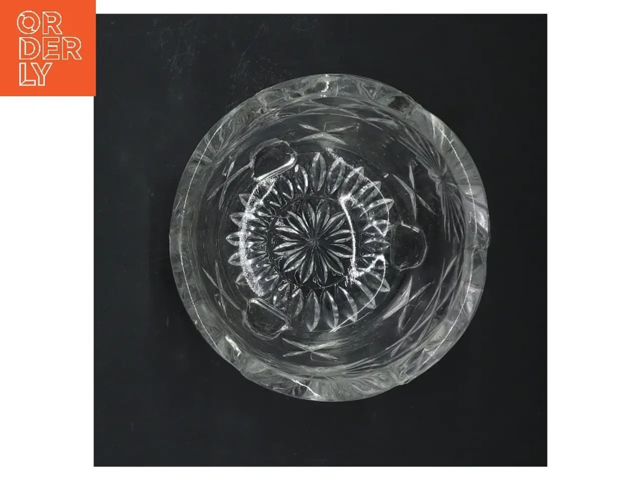Billede 2 - Dekorativ glasskål (str. 13x8 cm)